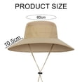 thumbnail image 2 of Sombrero de pescador con protección solar de verano de 60 cm de circunferencia, para hombre, para exteriores, impermeable y transpirable, 2 of 5