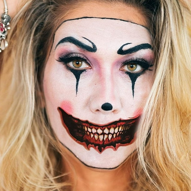 Tatuajes Temporales De Ojos Para Halloween - 10 Hojas Con Diseños Espeluznantes, Impermeables, Fáciles De Aplicar Y Quitar