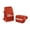 Red, variant on Martin Sports Baseball / Softball ADULT Catcher's Knee Savers, > 5ft. 7in. | Red