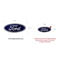thumbnail image 2 of Emblema Ford Oval Azul de Novedad en Plástico Cromado, 2 of 8
