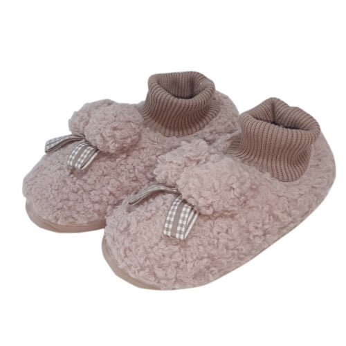 Womens House Pink Rabbit Slippers ,Memory Foam Butterfly Scuff Non-Slip Soles Indoor Outdoor Comfortable Bedroom Winter Shoes-L