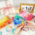 thumbnail image 5 of 96 Colors Pony Beads Kit 2016Pcs Rainbow Kandi Beads with Letter Beads for DIY Bracelet Making, 5 of 6