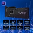 thumbnail image 2 of GUNNIR Intel Arc Pro B70 TF Professional Graphics Card, 32GB GDDR6, PCIe 5.0 x16, 230W, Dual‑Slot, AI‑Accelerated GPU for Workstation Rendering, 2 of 7