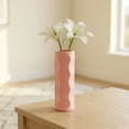 thumbnail image 4 of Unique Bargains Acrylic Cylinder Tall Vase Bud Vase Pink 2.8"L x 2.8"W x 7.9"H, 4 of 5