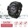 thumbnail image 3 of Mens Digital Watch LED Backlight Wristwatch Outdoor Sport Watch with Stopwatch/Waterproof/Chronograph Multi-Functional Wrist Watches for Men Birthday Christmas Gift, 3 of 8