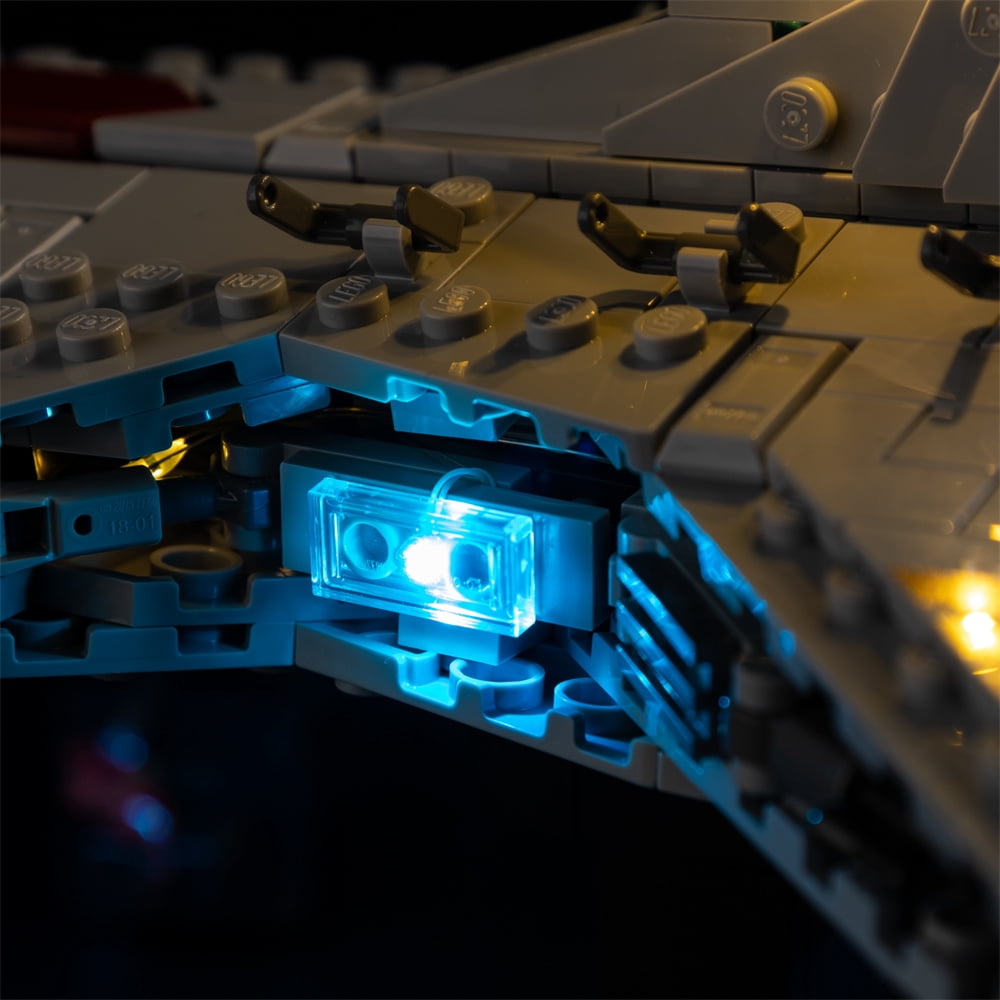 QC Ltbrcik Lighting Set for Lego Stars Wars Venator-Class Attack Cruiser 75441 Building Blocks Without Building Blocks Set