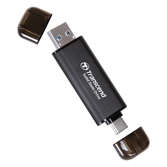SSD externo Transcend USB 3.2 Gen 2 de 256 GB para iPhone, iPad y Mac