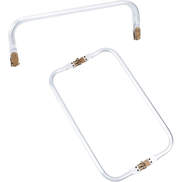 Asa de aluminio para bolso (2 unidades, 1 par). Cierre interior de boquilla para bolso. Asa en forma de U de 30,5 cm/12". Repuestos de herrajes para armazón tubular.