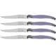 thumbnail image 1 of Cuchillos de Acero Inoxidable LaguiolePurple 4 pzas 23 cm Morado VentDepot, 1 of 4