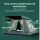 thumbnail image 2 of Tienda Casa Campaña Grandes Para Acampar 4-6persona215x215cm, 2 of 4