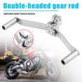 thumbnail image 1 of Piezas de motocicleta de Motocross de palanca de cambio de marchas de motocicleta de aluminio CNC de doble cabeza, 1 of 7
