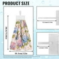 thumbnail image 7 of ZIATUBLE Hydrangea Towels for Kitchen Hummingbird Hand Drying Towels Lightweight Towels for Kitchen Cleaning Elastic Hand Towels for Bathroom Fast Drying Hanging Dish Towels, 7 of 7