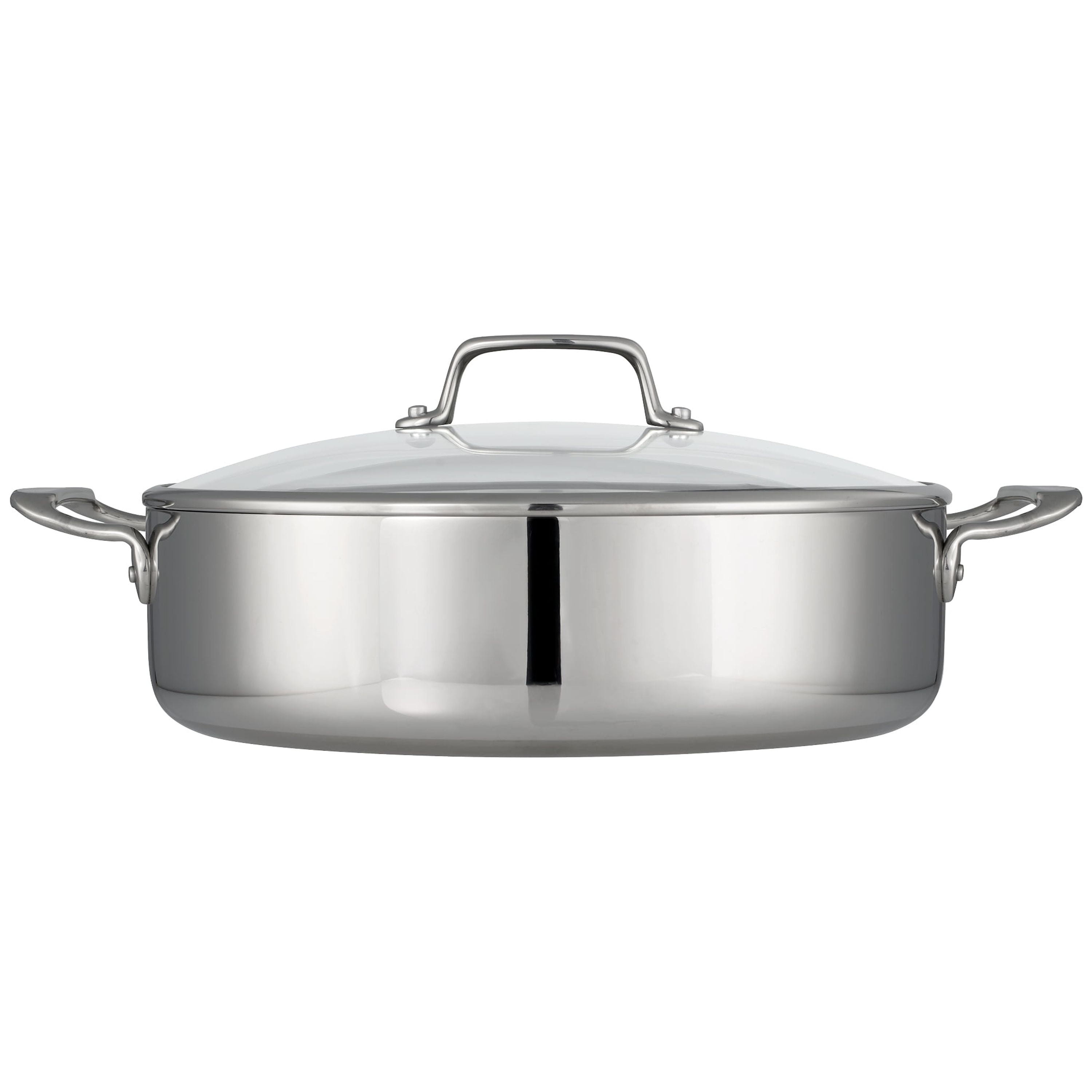 Tramontina Covered Braiser Stainless Steel Tri-Ply Clad 3 Qt