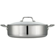 Tramontina Tri-Ply Clad 6 Qt Covered Stainless Steel Braiser Pan