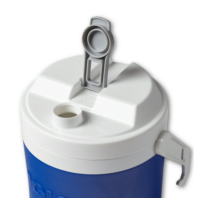 Igloo 1 Gallon Sports Beverage Jug, Blue, with Hooks, Insulated Igloo 1 Gallon Sports Beverage Jug, Blue, with Hooks, Insulated