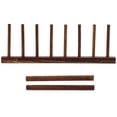 thumbnail image 1 of Dish Bowl Organizer for Kitchen, Foldable Drying Rack Wooden Dish Rack for Place Dishes Drying Rack for Storing Plates  for Cutting Boards, 1 of 7