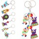 thumbnail image 1 of Kawaii Silicone Circus Keychain Charms Cute Cartoon Pendant Accessories for Bags, DIY Crafts & Keychain Decorations Durable & Stylish Random, 1 of 5