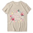 thumbnail image 5 of Busydd Women's T-Shirts Mother's Day Round Neck Graphic Tees Casual Basic Summer Short Sleeve Tops for Women M, 5 of 5
