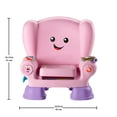 thumbnail image 6 of Fisher-Price Laugh & Learn Smart Stages Chair Electronic Learning Toy for Toddlers, Pink, 6 of 7
