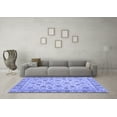 thumbnail image 3 of Ahgly Company Indoor Rectangle Oriental Blue Traditional Area Rugs, 2' x 4', 3 of 4
