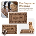 thumbnail image 5 of REGALWOVEN Natural Coir Doormat, Front Door Mat Outdoor with Non-Slip Backing, Waterproof Welcome Mat for Scraper Rug Brown Letter 32" x 20", 5 of 7