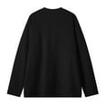 thumbnail image 5 of KHONTS Men's Long Sleeve Waffle Henley Shirts Casual Fall Thermal Shirts Button T-Shirt Black XXXL, 5 of 5