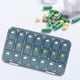 thumbnail image 3 of Compartimentos de organizadora de pastillas les Una  azul shamjiam estuche de medicamentos, 3 of 9