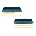 thumbnail image 1 of Oleegame 2PC Shower Soap Dish With Hook Sink Sponge Rack Stand Kitchen Faucet Storage Rack Sponge And Towel Rack Drain Basket Home Kitchen Cleaning Tools Blue, 1 of 9