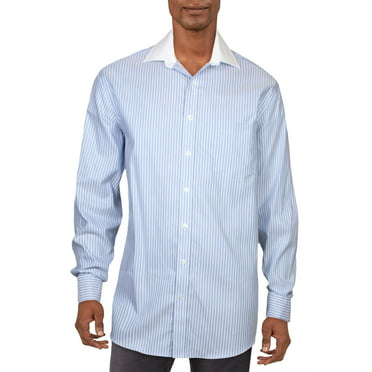 George Men's and Big Men's Long Sleeve Oxford Shirt, Up to 3XL ...