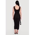thumbnail image 3 of Women's Sleeveless Crochet Midi Dress with Bows, 3 of 3