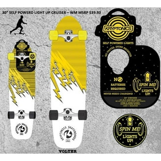 Kryptonics Locker Board Complete Cruiser Skateboard 22x5.75 Maple