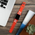 thumbnail image 3 of Red Kansas City Chiefs Silicone Apple Watch Band, 3 of 3
