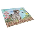 thumbnail image 1 of Carolines Treasures CK1203LCB German Shorthaired Pointer Spring Glass Cutting Board, Large, 1 of 2