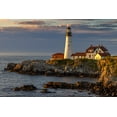 thumbnail image 2 of Haney, Chuck 24x17 White Modern Wood Framed Museum Art Print Titled - Portland Head Lighthouse in Portland-Maine-USA, 2 of 4