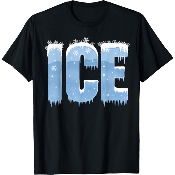 ICE Halloween Costume Fire And Ice Matching Couples T-Shirt