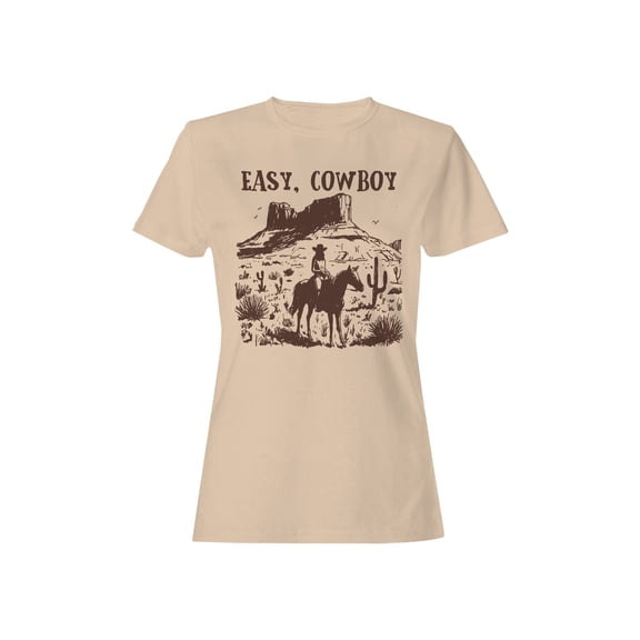 Cowboy Western Desert Art Women's T-shirt