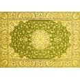 thumbnail image 1 of Ahgly Company Indoor Rectangle Medallion Yellow Traditional Area Rugs, 7' x 10', 1 of 4
