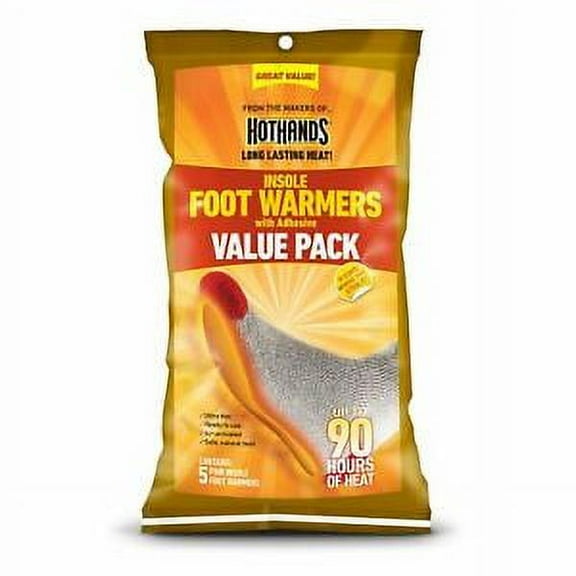 Hothands Insole Foot Warmer 5 pair Value Pack