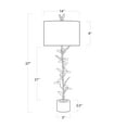 thumbnail image 2 of Regina Andrew 13-1472 Trillium 37" Tall Buffet Table Lamp - Gold, 2 of 4