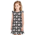 thumbnail image 1 of Balery HUSKY Face Camisón de princesa para niñas, pijama de algodón con mangas abullonadas, suave y bonito.-XX-Large, 1 of 6