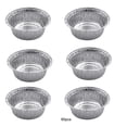 thumbnail image 3 of Toystoory Bandejas de sartenes desechables de papel de aluminio Revestimientos para hornear de un solo redondos Cesta de vapor resistente al Herramientas y accesorios para hornear Caja sin tapa, 3 of 6