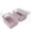 Blush, variant on Kensie Closet Storage Bins with Handles, Stackable, 2-Pack, Glitter