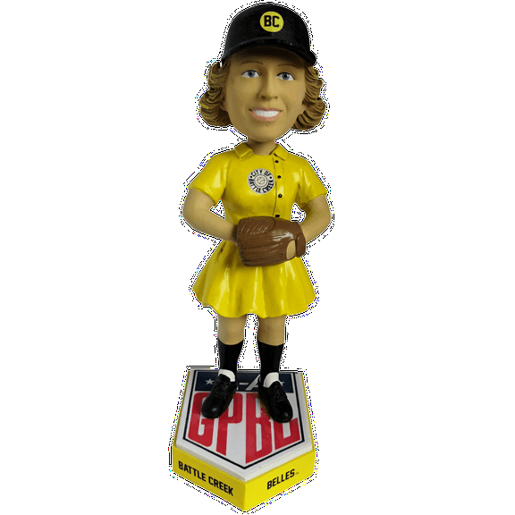 Battle Creek Belles AAGPBL Girls Baseball - Numbered to Only 500 Bobblehead