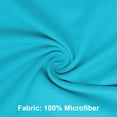 thumbnail image 2 of Super Soft 1800 Count Microfiber Flat Sheet, Durable and Anti-fading Bed Top Sheet with Hem, Queen, 102 x 90 Inches, Blue, 2 of 5