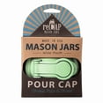 thumbnail image 2 of reCAP® Mason Jars Pour Carry-Loop Lid, Regular Mouth, Glow Green, 2 of 5