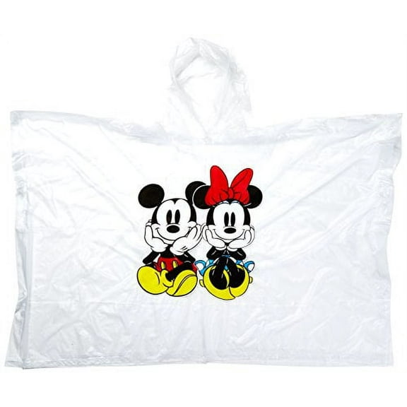 Disney Mickey Mouse Florida Adult Poncho, Yellow, One Size