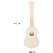 DIY Ukulele Kit, DIY Guitar Kit, Build Your Own Guitar with Our Paintable Ukulele Guitar Building Kit,Fun DIY Kit Ukulele for Kids, Children, Adults, Art Projects(24 Inch)