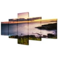 thumbnail image 4 of TISHIRON 5PCS Framed Canvas Wall Art Set,50"x24" Hawaii Sunset Landscape Canvas Art Decor, 4 of 7