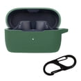 thumbnail image 1 of Pour Jabra Elite 3 Coque de Protection en Silicone Antichoc Anti-Poussière Lavable Vert Foncé, 1 of 6