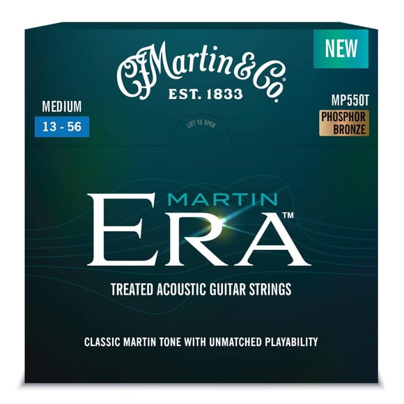 Cuerdas para guitarra acústica Martin MP550T Era, medianas